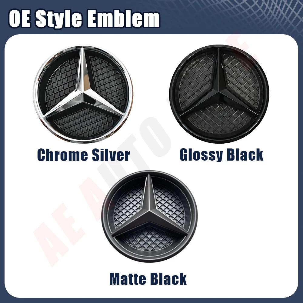 FXIK3 ABS1pcs Car Front Grille Star Emblem Logo For Mercedes Benz W176 W246 W205 W212 W207 W217 W251 R231 W166 X166 X204