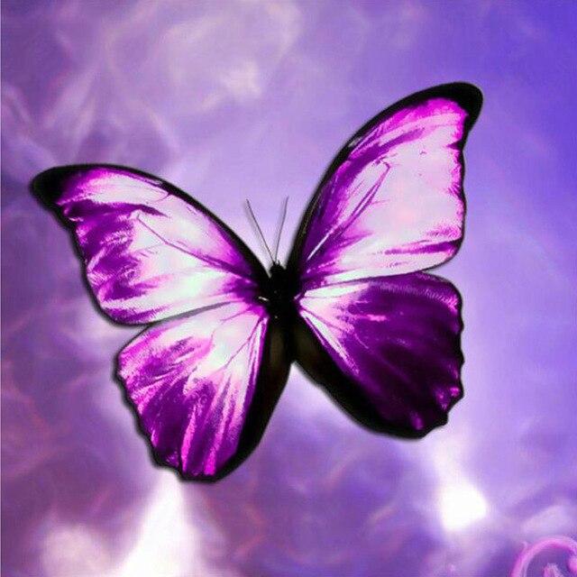 50x50 см 5D алмазная живопись полная квадратная бабочка Алмазная вышивка животные вышивка крестиком ремесленная художественное украшение дома