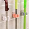 Adhesive Multi-Purpose Hooks Wall Mounted Mop Organizer Holder RackBrush Broom Hanger Hook Kitchen Bathroom Strong Accessories