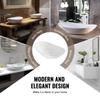 VEVOR Oval Vessel Sink, 23.3" x 14.2" Bathroom Vessel Sink Bowl Countertop, White Ceramic Bathroom Sinks Above Counter