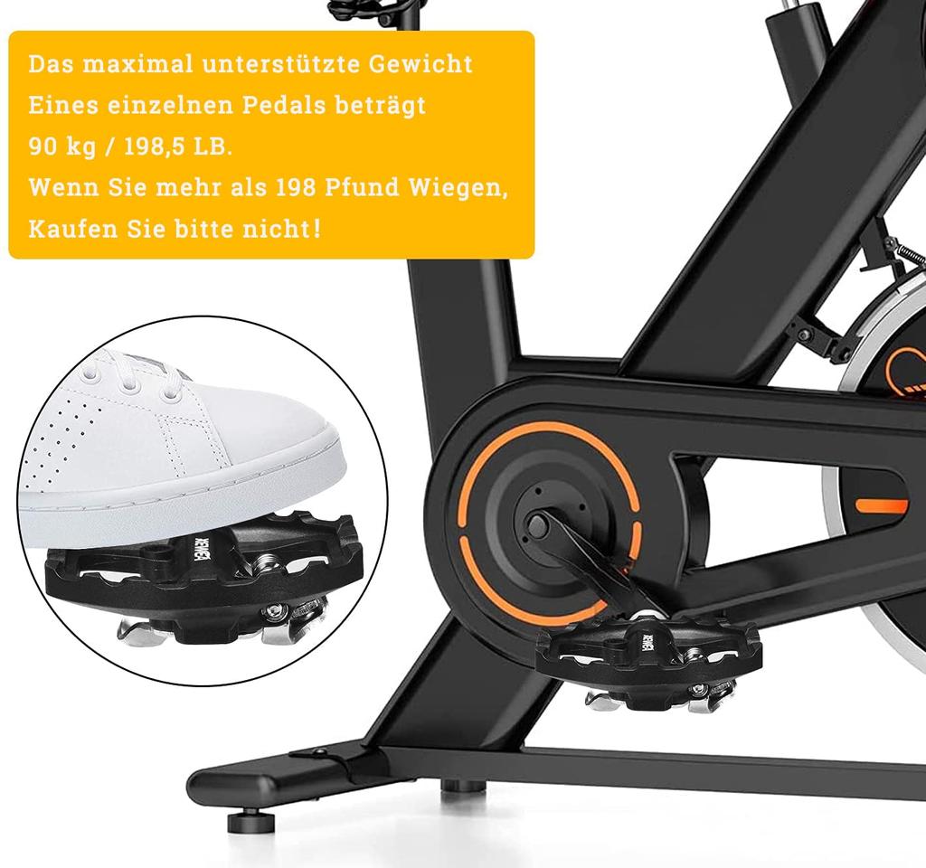 Педали TacoBey MTB для горного велосипеда с двойной платформой, совместимые с Shimano SPD Mountain Clipless с 3 подшипниками уплотнений, легкие педали из нейлонового волокна для велосипеда