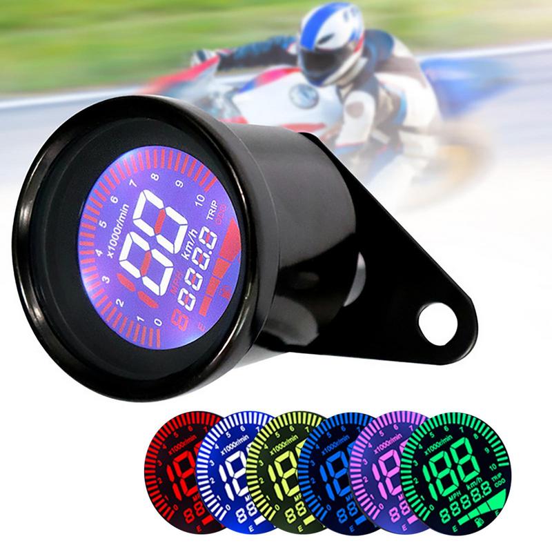 Digital Gauge Motorcycle Speedometer Clear Display Digital Gauge Precise Stable Tachometer Indicator For Enhanced Riding