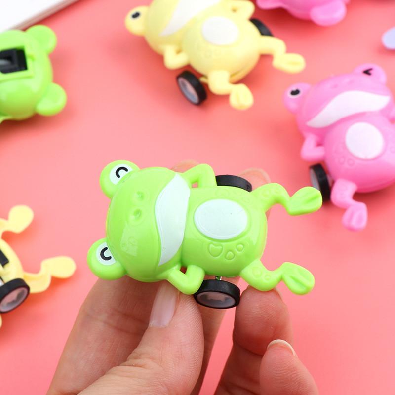 Plastic Toy Frog Push And Go Car Gift For Preschool Children