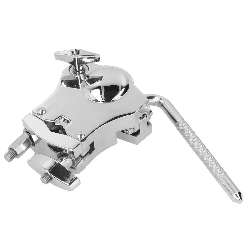 Metal Drum Mount Bracket Silver Color Drum Set Extension Clip Percussion Mounting Bracket For Drum
