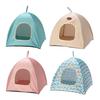 Палатка для кошек, палатка для животных, домик для животных, переносная пещера для кошек, кровать с ручкой для котят, щенков, мелких животных