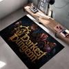 Darkest Dungeon theme art rug design Non-slip rug suitable for living room and bedroom sofas