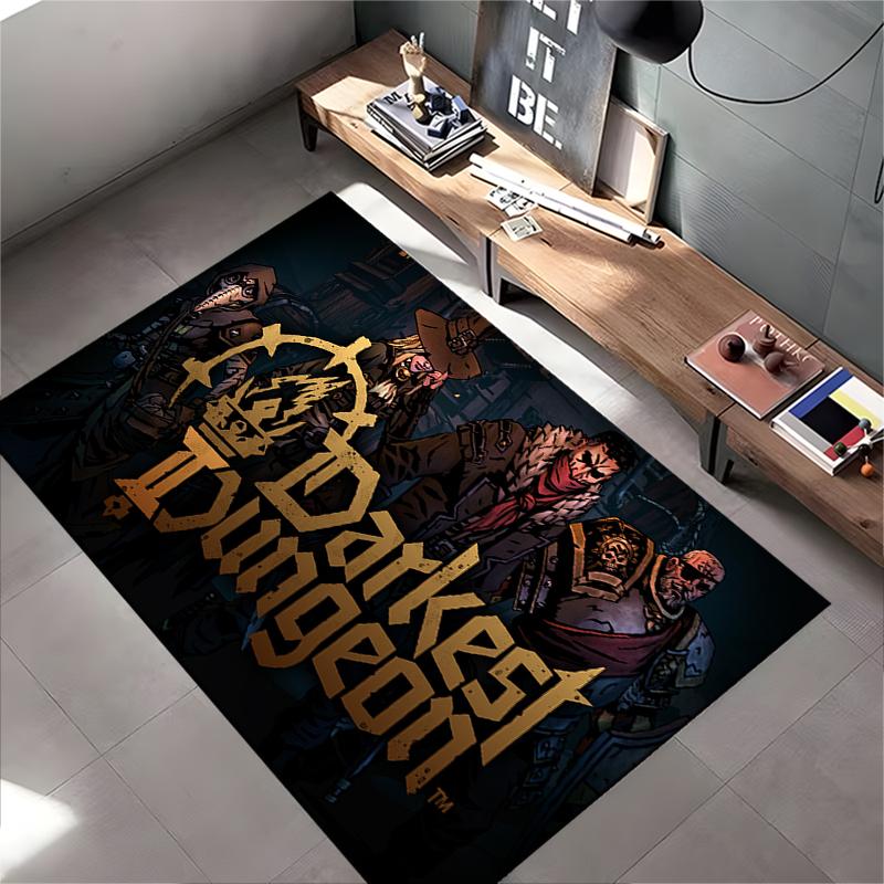 Darkest Dungeon theme art rug design Non-slip rug suitable for living room and bedroom sofas