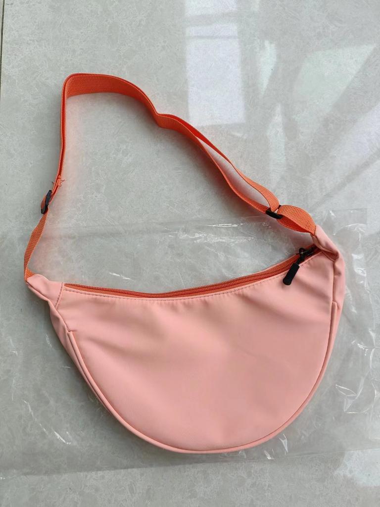 Nylon Crossbody Bag Women's New Style Dumpling Bag Lightweight Underarm Bag Simple Single Shoulder Canvas Bag