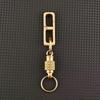 NEW Brasss Quick Release Keyring EDC Connecting Buckle Double Headed Quick Pull Buckle 360 Rotating Buckle Mountaineering Buckle