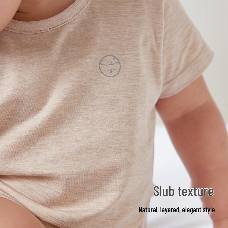 Koala Bear Kids' Summer Bamboo Cotton Short Sleeve Homewear Set