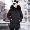 Мужская парка с подкладкой из цельного меха норки, новый зимний стиль, меховое пальто мехом к коже, имитация кашемира норки, средней длины
