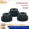 Blackened Spur Gear, 1.5 Module, 27 Teeth, Motor Boss Gear Rack, Inner Hole 8/10/12mm