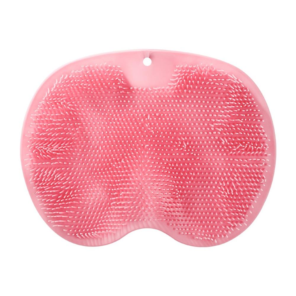 Suction Cup Back Scrubbing Pads Silicone Body Cleaning Tool Lazy Foot Pads Household