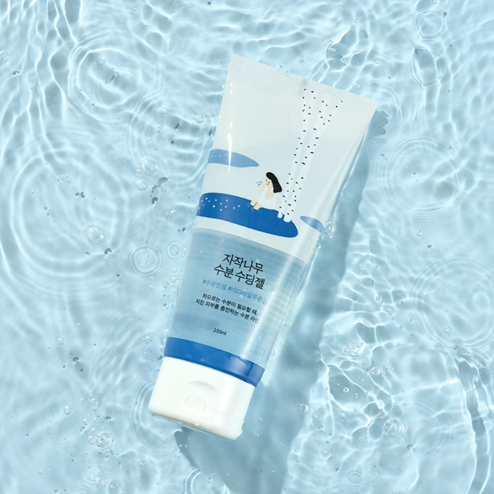 Round Lab Birch Juice Moisturizing Soothing Gel 150ml Hydrating & Cooling Face and Body Gel