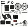 Vintage Classic DIY Rickshaw Toy 1:10 Simulation Rickshaw Human-Powered Rickshaw Model  Collections