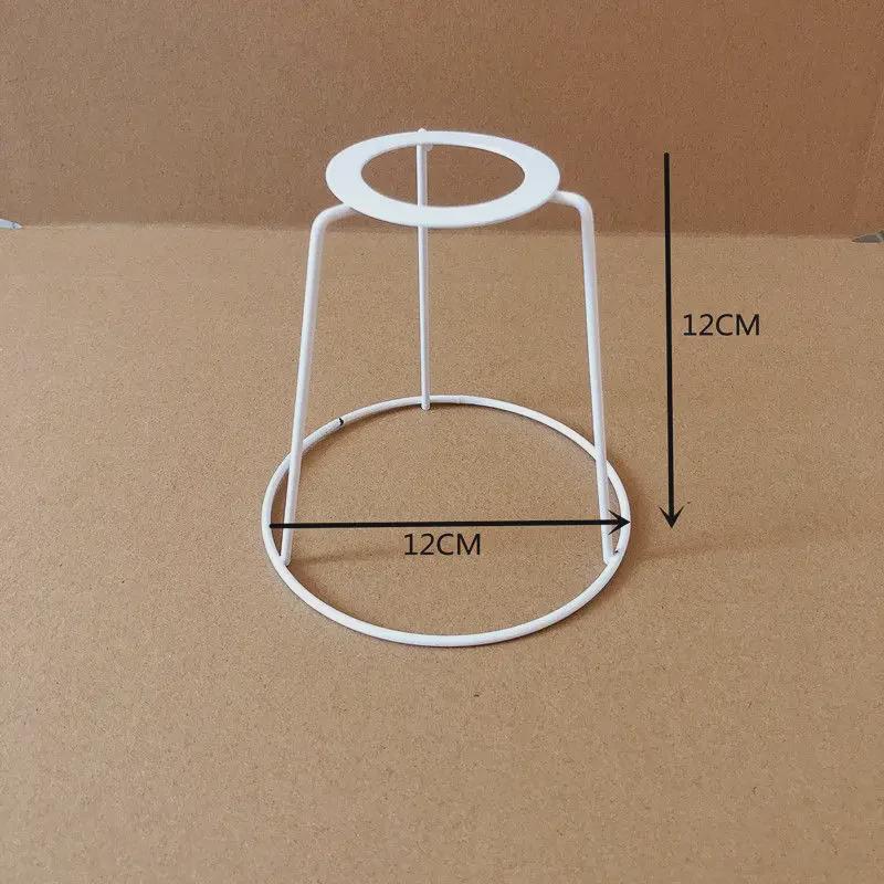 Рамка абажура из плетеной веревки своими руками: Круглая и квадратная железная фурнитура для настольных ламп