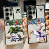 Мультяшный чехол Luffy Zoro для Galaxy S26 Ultra Чехол для телефона One Pieces для Samsung S26 S25 S24 S23 S21 Ultra S20 FE S25 Plus