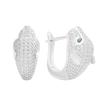 Silver Earrings with Cubic Zirkonia (2176954)