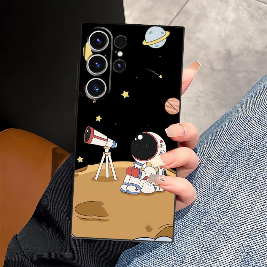 Мультяшный чехол-астронавт для Samsung Galaxy S26 Ultra S24 Note 20 8 9 10 S20 Ultra S25 Plus S23 S10 S9 S21 FE Чехол для телефона