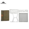CAMPINGMOON Small Stainless Steel Solo Stove Winter Fire Pit With J-Shaped Grill Net Foldable And Portable Barbecue Grill