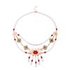 Pearl Horse Face Skirt Necklace Tang Ming Song Dynasty Long Tassel Necklace  Women