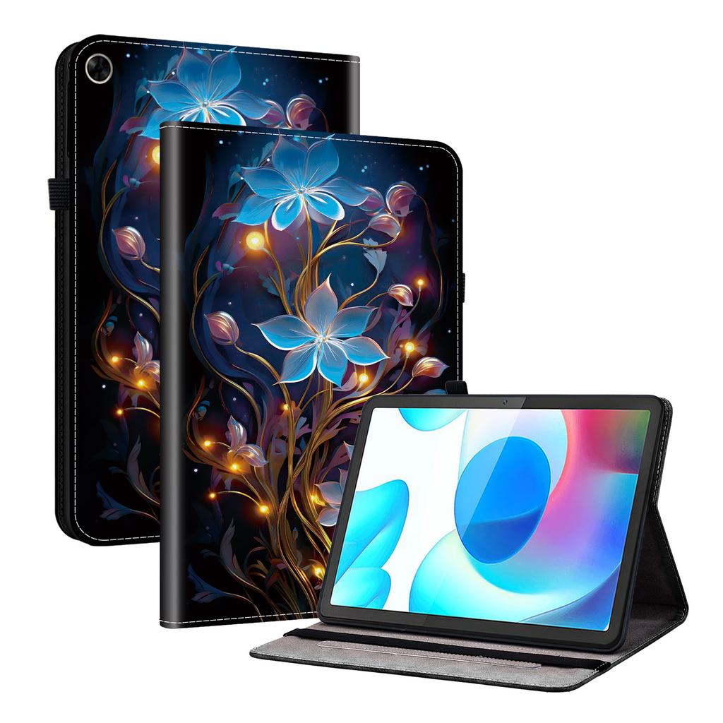 Чехол для планшета Realme Pad из искусственной кожи — 11 стилей! Прочный, с 2 слотами для подставки, держателем для карандашей и слотами для карточек, гибкая задняя крышка из ТПУ