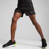 Puma Tmc Hustle Ultraweave Удобные Беговые Спортивные Модные Однотонные Шорты Мужские шорты Черные 525457-01