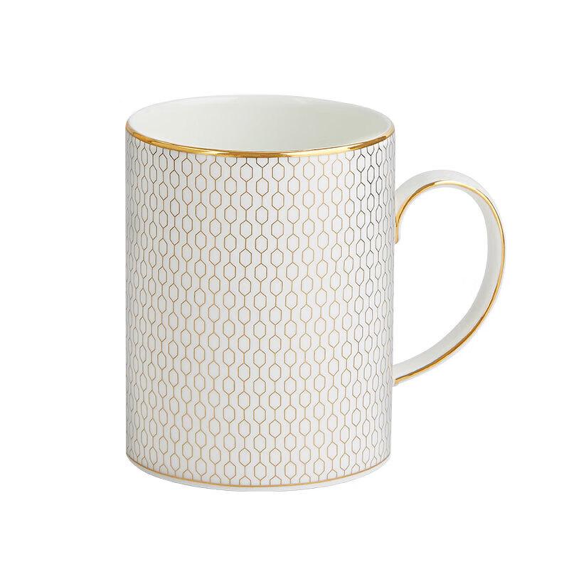 Wedgwood Gold Geometric Mug & Parker Pen Gift Set