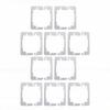 20 Pack Dual Plate Design Electrical Box Leveler Outlet Switch Shim  Outlet Switch Installation