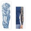 1 Sheet Waterproof But Removable Semi Permanent Herb Tattoo Sleeve Tattoo Tiger Lion Flower Tattoos for Men And Women