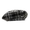 Poesiedame Tweed Beret_black and White