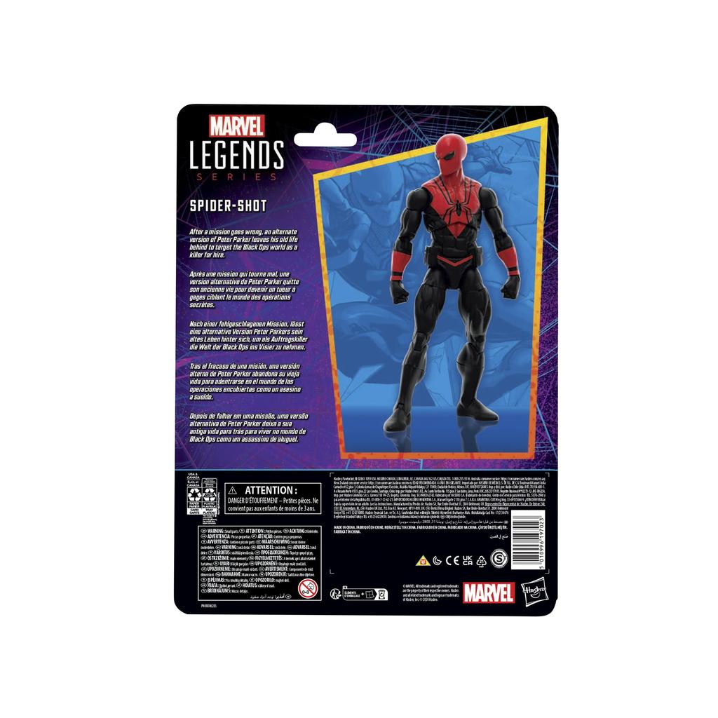 Hasbro Marvel Legends Series Comics коллекционная фигурка F9019 оригинальный продукт Spider-Shot Spider-Man 6 дюймов (15см)