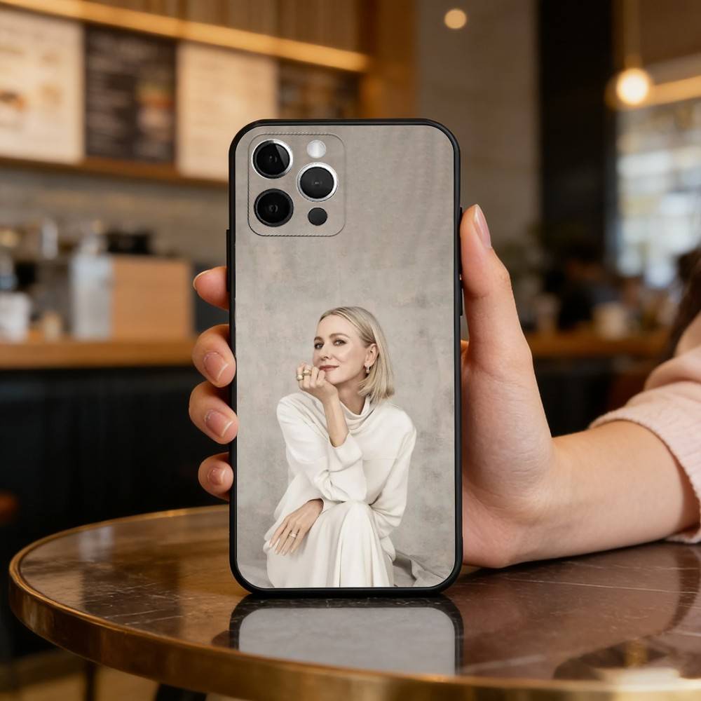 N-Naomi GOOD W-Watts Чехол для телефона Для iPhone 17,16,15,14,13,12,11 Plus,Pro Max,Мягкий силиконовый черный чехол