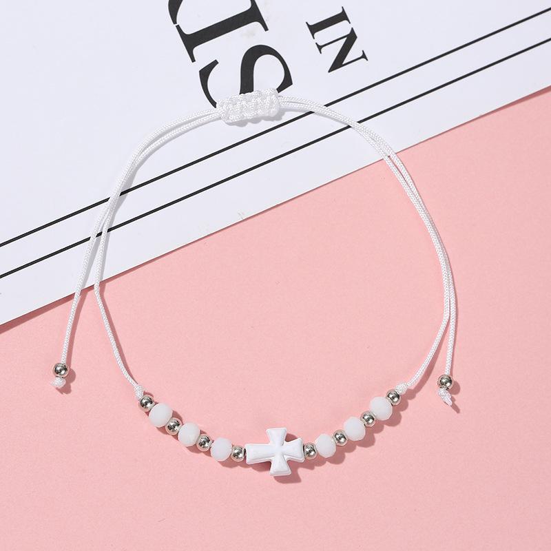 Браслеты из смолы с перекрестной веревкой для женщин, женские красочные браслеты на веревке, подарки, очаровательные летние праздничные украшения