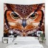Художественный стиль, одеяло, занавеска, домашний гобелен для спальни, гобелен с совой, мандала, гобелен в стиле бохо, декор