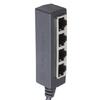 Сетевой сплиттер-адаптер RJ45 4 порта Расширение кабеля для школ и конференц-залов Простой в использовании