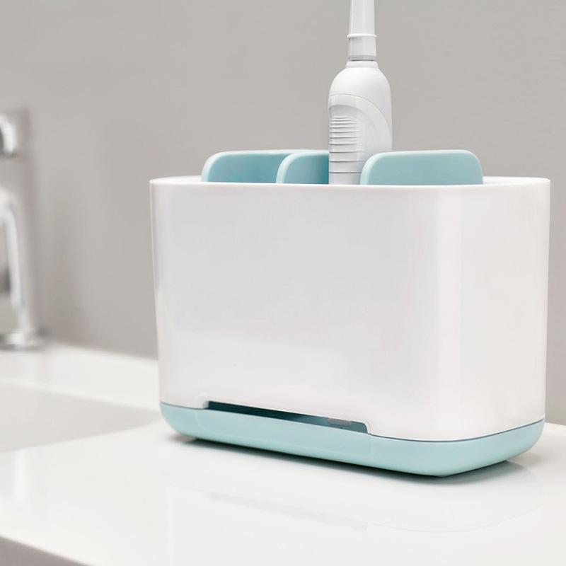 1Pcs Toothbrush Toothpaste Holder Case Shaving Makeup Brush Electric Toothbrush Holder Organizer Stand Bathroom Accessories Box