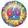 Paper Explosion 60th Birthday Party Plates (Pack of 8)