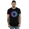 Marvel Mens Black Widow Neon Logo T-Shirt