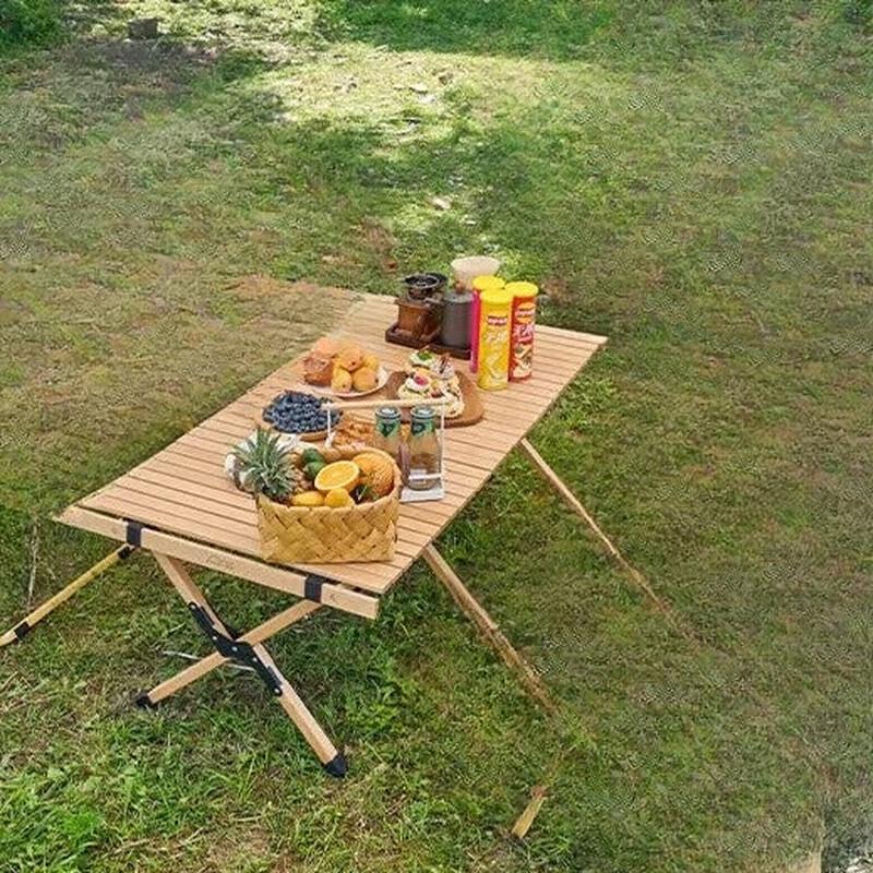 OIMG Outdoor Portable Folding Table and Chair Set