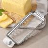 Слайсер для масла и сыра из нержавеющей стали с эргономичной ручкой для легкой нарезки брикета и квадратной формы, можно мыть в посудомоечной машине