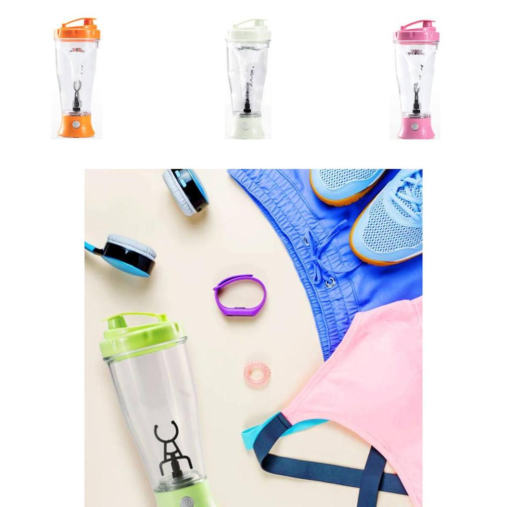 Portable Electric Shaking Cup With Logo Customization And 350ml Capacity For Casual And Travel Use