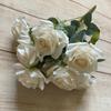 Sophisticated Faux Rose Arrangement For Wedding Venue Table Centerpiece