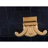 CELINE Crocodile Leather Classic Triomphe Shoulder bag NavyUsed