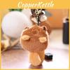 Plush Capybara Panda Keychain Animal Pendant Soft Stuffed Doll Kids Gift Toy