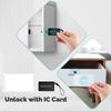 Для смарт-замка ящика, совместимого с Tuya, с IC-картой, NFC, бесключевым входом, для деревянных шкафов, шкафчиков, белый АБС-материал