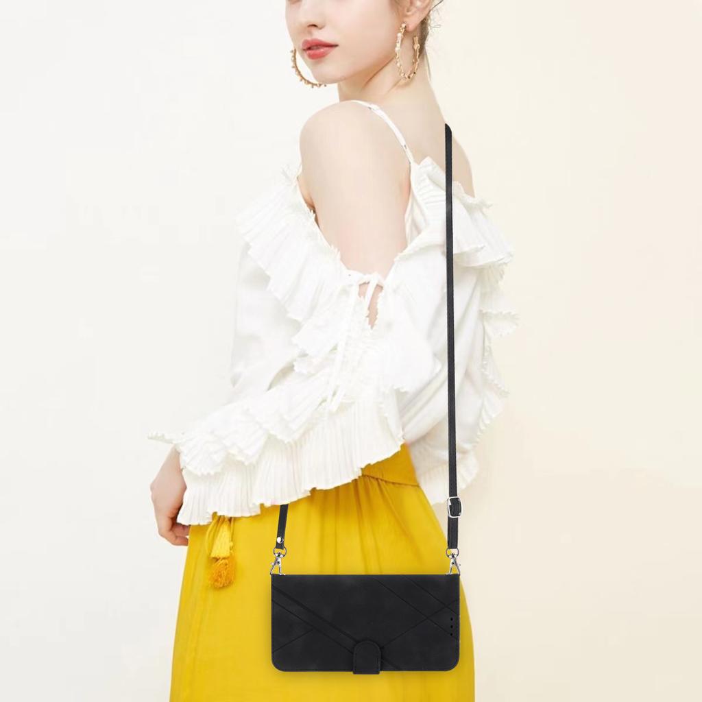 Strap Lanyard Cord Leather Wallet Phone Case For iPhone 15 14 13 12 11 Pro XS Max XR X SE2022 8 7 Plus Flip Card Slot Back Cover