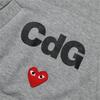 Comme des Garçons PLAY (WMNS) COMME des GARCONS PLAY x CDG Худи с логотипом и кулиской 'Серый' Женское AE-T103-051-051