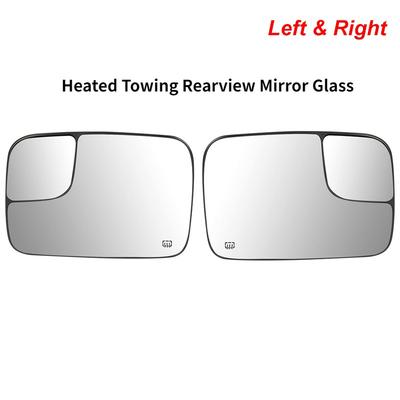Обогреваемое буксировочное зеркало заднего вида со стеклом для мертвой зоны для Dodge Ram 1500 2500 3500 Стекло бокового зеркала двери автомобиля