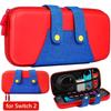2025 Slim Travel Case for 2025 Switch 2 Accessories, Waterproof EVA Hard Shell Protective Carrying Storage Hand Bag NS 2